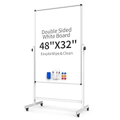 Rolling whiteboard double for sale  Delivered anywhere in USA 