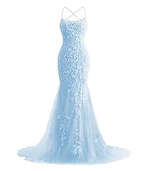 Sky blue prom for sale  Delivered anywhere in USA 