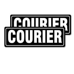 Courier sign magnet for sale  Delivered anywhere in USA 
