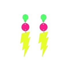 80s neon earrings for sale  Delivered anywhere in USA 