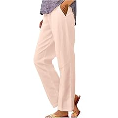 Cotton linen trouser for sale  Delivered anywhere in UK