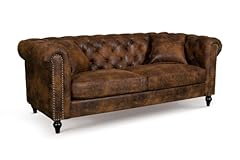 Brown faux leather for sale  Delivered anywhere in UK