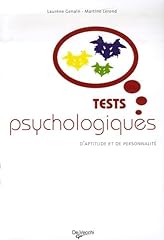 Tests psychologiques aptitude d'occasion  Livré partout en France