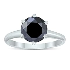 Carat round black for sale  Delivered anywhere in USA 