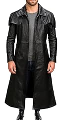 Genuine black leather for sale  Delivered anywhere in USA 