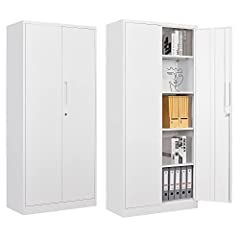 Letaya Metal Storage Cabinet with Lock Door, Adjustable for sale  Delivered anywhere in USA 