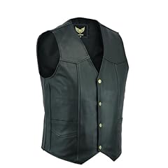 Leatherick gilet vera usato  Spedito ovunque in Italia 