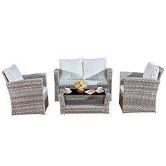 Piece rattan garden for sale  Delivered anywhere in UK