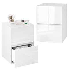 Esituro white bedside for sale  Delivered anywhere in UK