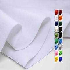 White felt fabric for sale  Delivered anywhere in USA 
