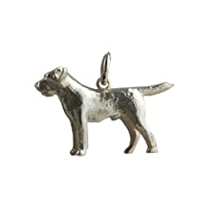 9ct Gold 15x27mm short haired Mastiff Dog Pendant or for sale  Delivered anywhere in UK