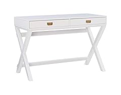 Linon desk white for sale  Delivered anywhere in USA 