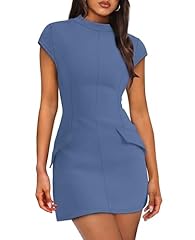 Ofeefan blue bodycon for sale  Delivered anywhere in USA 
