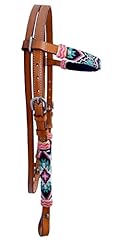 Leather western headstall for sale  Delivered anywhere in UK