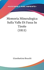 Memoria mineralogica sulla usato  Spedito ovunque in Italia 
