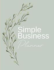 Simple business planner for sale  Delivered anywhere in USA 