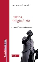 Critica del giudizio usato  Spedito ovunque in Italia 