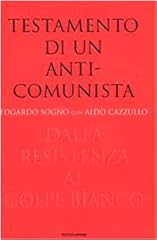 Testamento anticomunista. dall usato  Spedito ovunque in Italia 