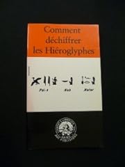 Déchiffrer hiéroglyphes d'occasion  Livré partout en France