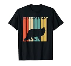 Gatto siberiano maglietta usato  Spedito ovunque in Italia 
