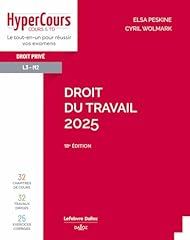 Droit travail 2025. d'occasion  Livré partout en France