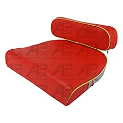 APUK Red + Yellow Piping Seat Cushion Replacement for for sale  Delivered anywhere in Ireland