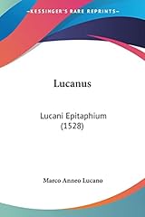 Lucanus lucani epitaphium d'occasion  Livré partout en France