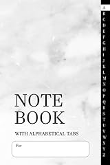 Notebook alphabetical tabs for sale  Delivered anywhere in USA 