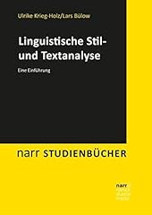 Linguistische stil textanalyse gebraucht kaufen  Wird an jeden Ort in Deutschland