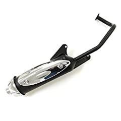 Silencer Exhaust Black Chrome for Chinese Scooters for sale  Delivered anywhere in UK