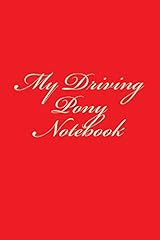Driving pony notebook for sale  Delivered anywhere in UK