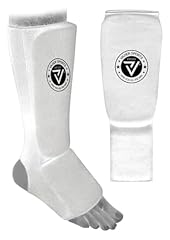 Elasticated white shin for sale  Delivered anywhere in Ireland