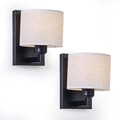 Black wall sconce for sale  Delivered anywhere in USA 