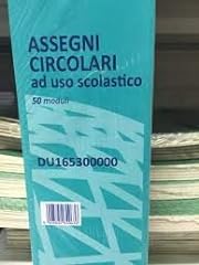 Assegni circolari uso usato  Spedito ovunque in Italia 