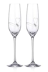 Diamante champagne flutes for sale  Delivered anywhere in UK