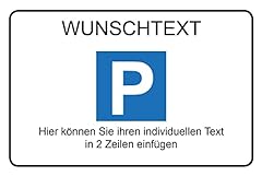 Wunschtext parkplatz schild gebraucht kaufen  Wird an jeden Ort in Deutschland