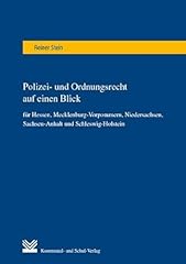 Polizei rdnungsrecht einen gebraucht kaufen  Wird an jeden Ort in Deutschland