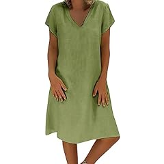 Sommerkleid damen einfarbig gebraucht kaufen  Wird an jeden Ort in Deutschland