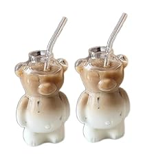 Bear shaped glass for sale  Delivered anywhere in USA 