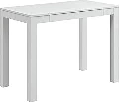 Ameriwood Home Parsons Desk with Drawer, White for sale  Delivered anywhere in Canada
