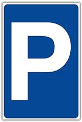 Cartello parcheggio alluminio usato  Spedito ovunque in Italia 