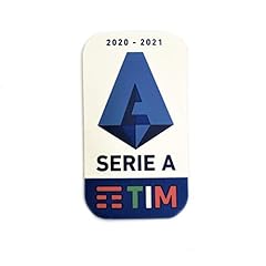 Footex Stilscreen Patch Badge Serie A Tim Maglia Lega Calcio Ufficiale GOMMINA Originale Genuine 2020/21 usato  Spedito ovunque in Italia 