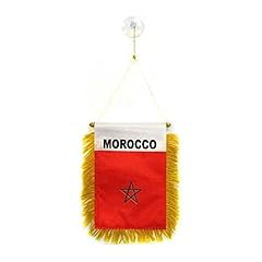 Flag gagliardetto marocco usato  Spedito ovunque in Italia 