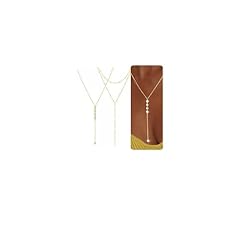Lariat gold necklaces for sale  Delivered anywhere in USA 