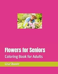 Flowers seniors coloring for sale  Delivered anywhere in UK