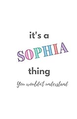 Sophia thing notebook for sale  Delivered anywhere in UK