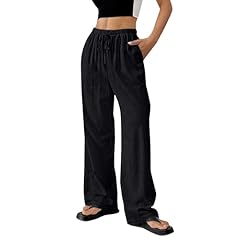 Linen pants women for sale  Delivered anywhere in UK