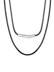 Black leather cord for sale  Delivered anywhere in USA 