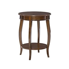 Powell Furniture Powell Hazelnut Round Shelf Table, 18" L x 18" W x 24" H for sale  Delivered anywhere in Canada
