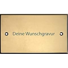 Rechteckiges messingschild gra gebraucht kaufen  Wird an jeden Ort in Deutschland